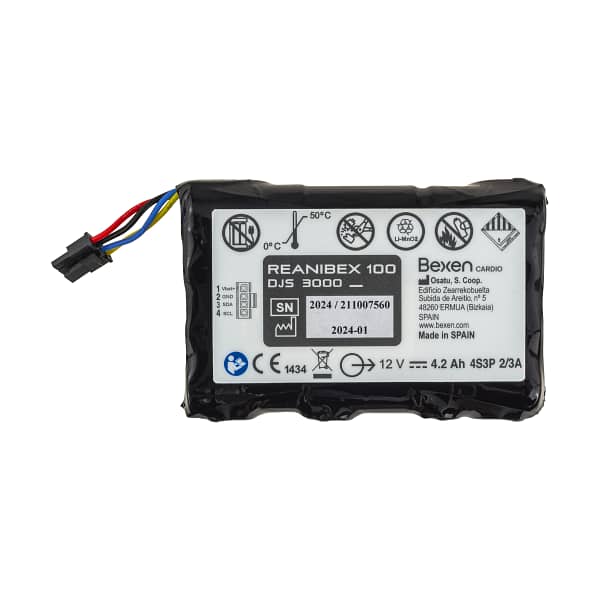 Bateria do defibrylatora AED Reanibex 100