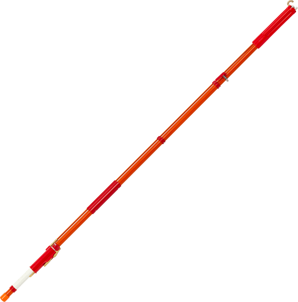 H012SP Izolacyjny drążek z hakiem, dla służb ratowniczych, głowica z hakiem, L=2,10 m, do 1 kV AC